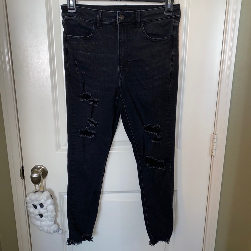American Eagle Black Next Level Stretch Jeans
